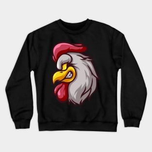 ROOSTER HEAD Crewneck Sweatshirt